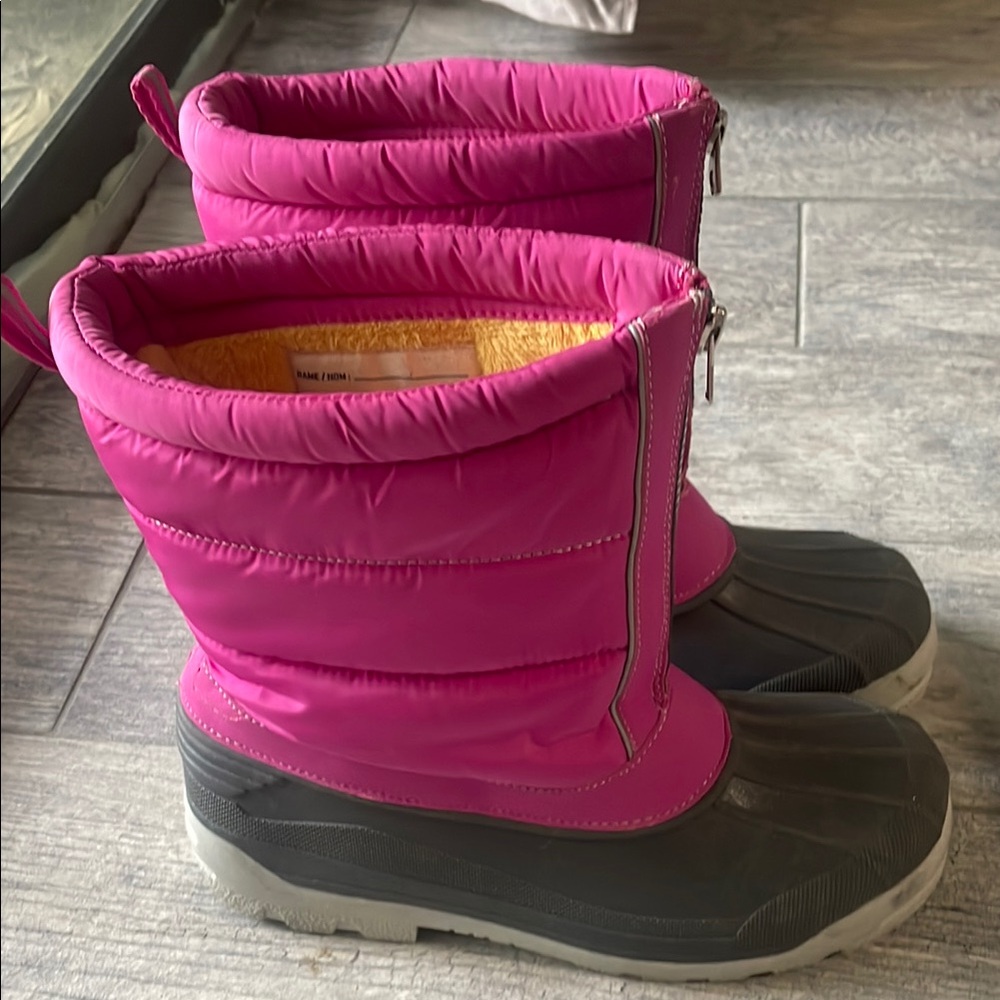 Lands’End Pink Winter Boots